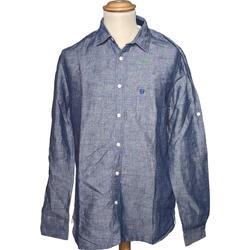 Vêtements Homme Chemises manches longues Brice 40 - T3 - L Bleu