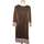 Vêtements Femme Robes courtes Pierre Cardin 44 - T5 - Xl/XXL Marron
