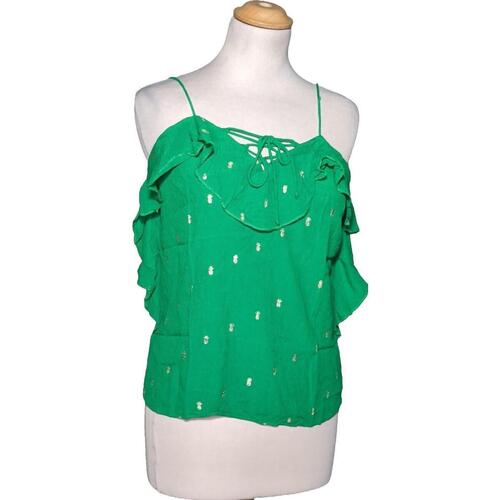 Vêtements Femme Débardeurs / T-shirts sans manche Naf Naf débardeur  36 - T1 - S Vert Vert