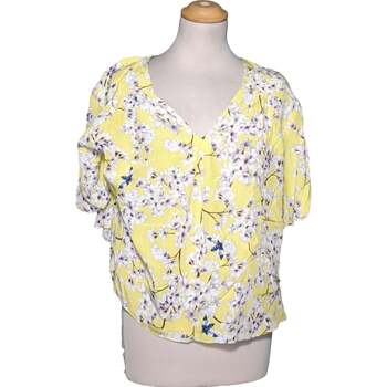 Vêtements Femme Tops / Blouses H&M cintr blouse  36 - T1 - S Jaune Jaune