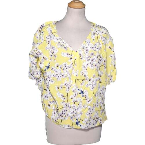 Vêtements Femme Tops / Blouses H&M blouse  36 - T1 - S Jaune Jaune