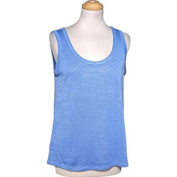 Vêtements Femme Débardeurs / T-shirts Woven sans manche Mango débardeur  38 - T2 - M Bleu Bleu