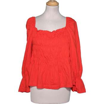 Vêtements Femme T-shirts & Polos H&M top manches longues  38 - T2 - M Rouge Rouge