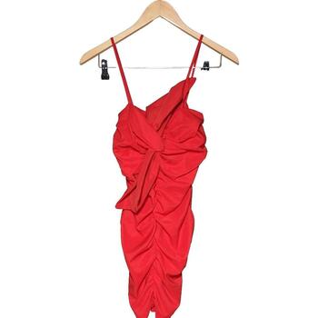robe courte zara  robe courte  36 - t1 - s rouge 