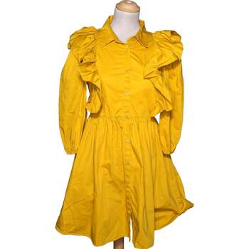 robe courte zara  robe courte  34 - t0 - xs jaune 