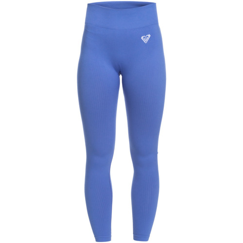 Vêtements Fille embroidered-logo Leggings Roxy Chill Out Seamless Bleu