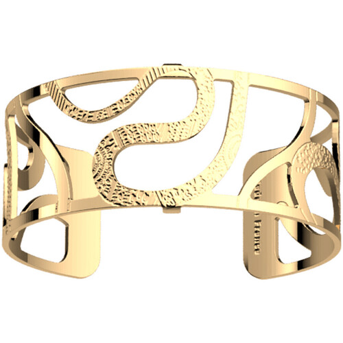 Montres & Bijoux Femme Bracelets Les Georgettes Bracelet  Reptile doré 25mm Jaune