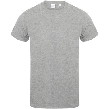 Vêtements Homme T-shirts Marines longues Skinni Fit Feel Good Gris