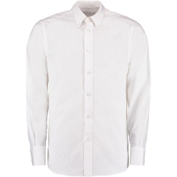Vêtements Homme Chemises manches longues Kustom Kit K386 Blanc