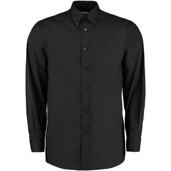 Vêtements Homme Chemises manches longues Kustom Kit K140 Noir