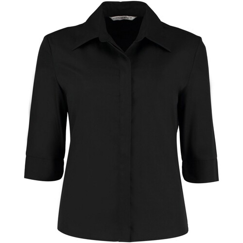 Vêtements Femme Chemises / Chemisiers Kustom Kit Continental Noir