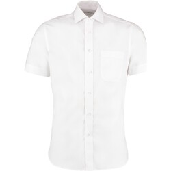 Vêtements Homme Chemises manches courtes Kustom Kit Premium Corporate Blanc