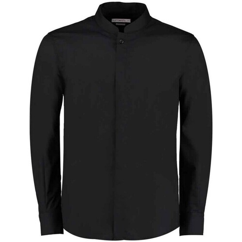 Vêtements Homme Chemises manches longues Kustom Kit K161 Noir