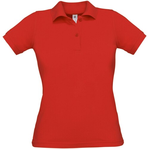 Vêtements Femme T-shirts & Polos B&c Safran Pure Rouge