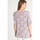 Vêtements Femme T-shirts & Polos Daxon by  - Tunique manches courtes en maille Multicolore
