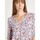Vêtements Femme T-shirts & Polos Daxon by  - Tunique manches courtes en maille Multicolore