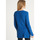 Vêtements Femme Pulls Daxon by  - Pull-tunique maille fantaisie Bleu
