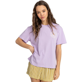 Vêtements Femme T-shirts & Polos Billabong Ride The Waves Violet