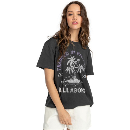 Vêtements Femme T-shirts & Polos Billabong Save the date Noir