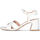 Chaussures Femme Sandales et Nu-pieds Liu Jo Sandales blanches en cuir à talon Blanc