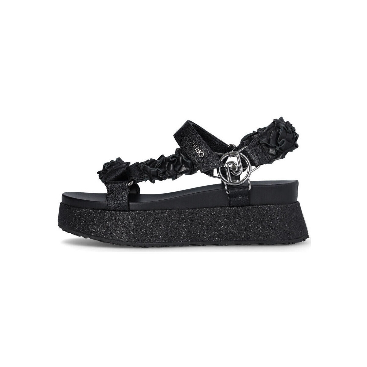 Chaussures Femme Sandales et Nu-pieds Liu Jo Sandales plateforme Noir