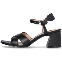 Chaussures Femme Bottines / Boots Liu Jo Sandales noires en cuir à talon Noir