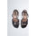 Chaussures Femme Sandales et Nu-pieds Liu Jo Sandales noires en cuir à talon Noir