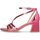 Chaussures Femme Sandales et Nu-pieds Liu Jo Sandales à talons métallisées Rose