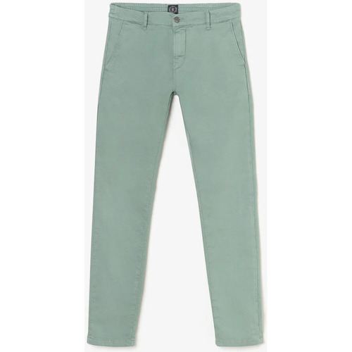 Vêtements Homme Pantalons Newlife - Seconde Mainises Pantalon chino jogg kurt vert d'eau Vert