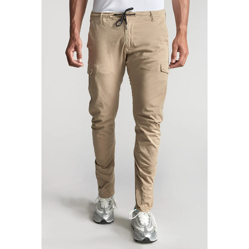 Vêtements Homme Pantalons Newlife - Seconde Mainises Pantalon cargo velaux beige sable Marron