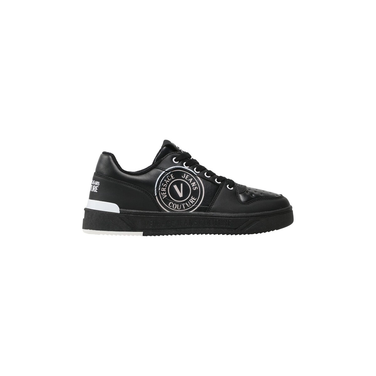 Chaussures Homme Baskets mode Versace 76YA3SJ1 Noir