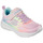 Chaussures Fille Baskets mode Skechers POWER JAMS Rose
