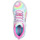 Chaussures Fille Baskets mode Skechers BASKETS FLUTTER HEART LIGHTS GROOVY SWIRL BLANCHE Multicolore