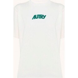 Vêtements Femme T-shirts manches courtes Autry Autry Appareal Logo Tee White Green Multicolore