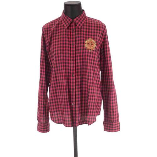 Vêtements Femme Débardeurs / T-shirts sans manche Ralph Lauren Chemise en coton Rouge
