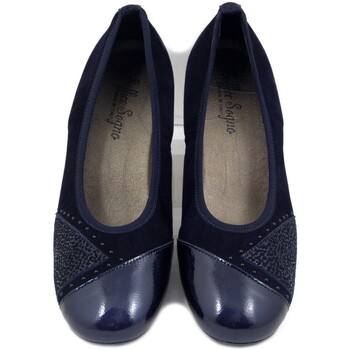 Soffice Sogno Femme Chaussures, Escarpin, Cuir Douce-22507 Bleu