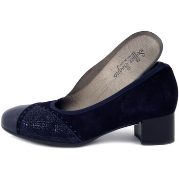 Soffice Sogno Femme Chaussures, Escarpin, Cuir Douce-22507 Bleu