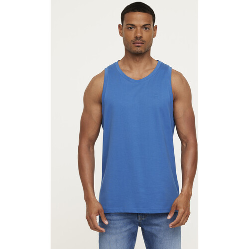 Vêtements Homme T-shirts Classic courtes Lee Cooper Débardeur ALIRO Cobalt Bleu