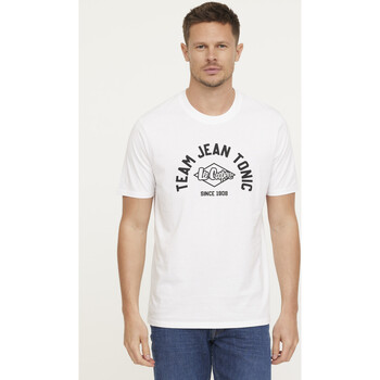 Vêtements Homme Lune Et Lautre homme Lee Cooper T-shirt AGINO Blanc Blanc