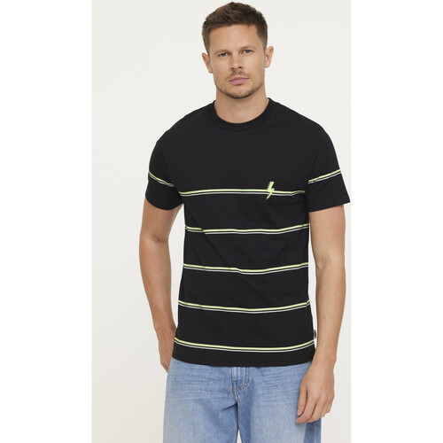 Vêtements Homme T-shirts & chest Polos Lee Cooper T-shirt AMARO Black Noir