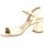 Chaussures Femme Sandales et Nu-pieds Fremilu Nu pieds cuir laminé Argenté