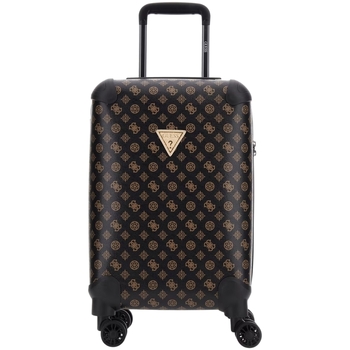 valise guess  valise rigide cabine  ref 62043 marron 32*46*22 cm 
