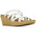 Chaussures Femme Sandales et Nu-pieds Skechers Beverlee Tiger Posse Blanc