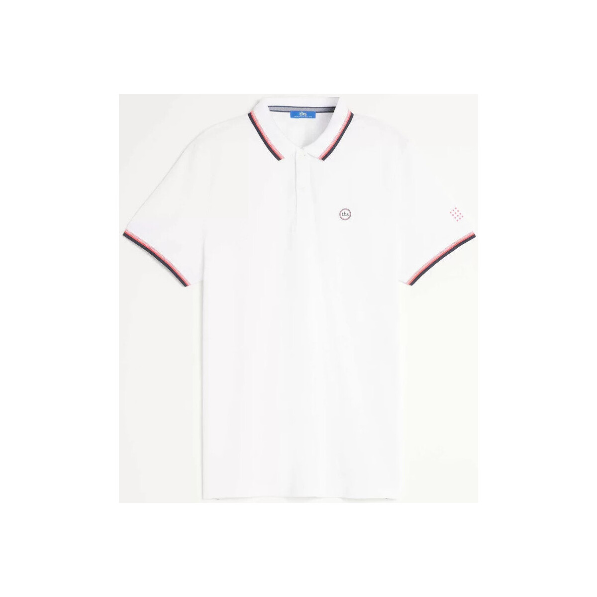 Vêtements Homme Polos manches courtes TBS YVANEPOL Blanc