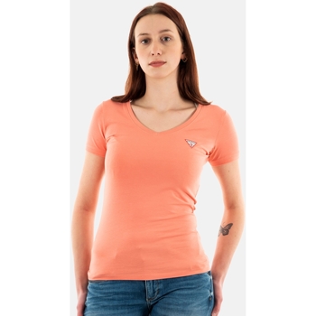 Vêtements Femme T-shirts manches courtes Guess w2yi45 Orange