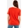 Vêtements Femme T-shirts manches courtes Calvin Klein Jeans j20j222560 Rouge