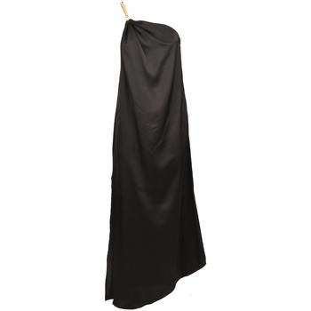 Vêtements Femme Robes longues Simona Corsellini p24cpab004tcdc0029-0003 Noir