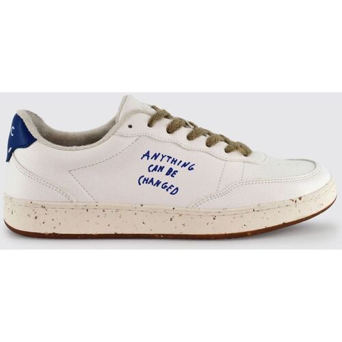 Chaussures Baskets mode Acbc SHACBEVE - EVERGREEN-215 WHITE/BLU APPLE Blanc