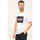 Vêtements Homme T-shirts & Polos BOSS T-shirt coupe classique avec logo flamme Blanc