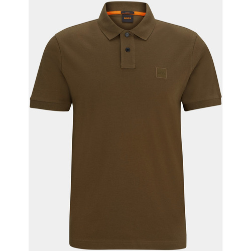 Vêtements Homme T-shirts & Polos BOSS Polo pour hommes Passenger de  en coton stretch Marron